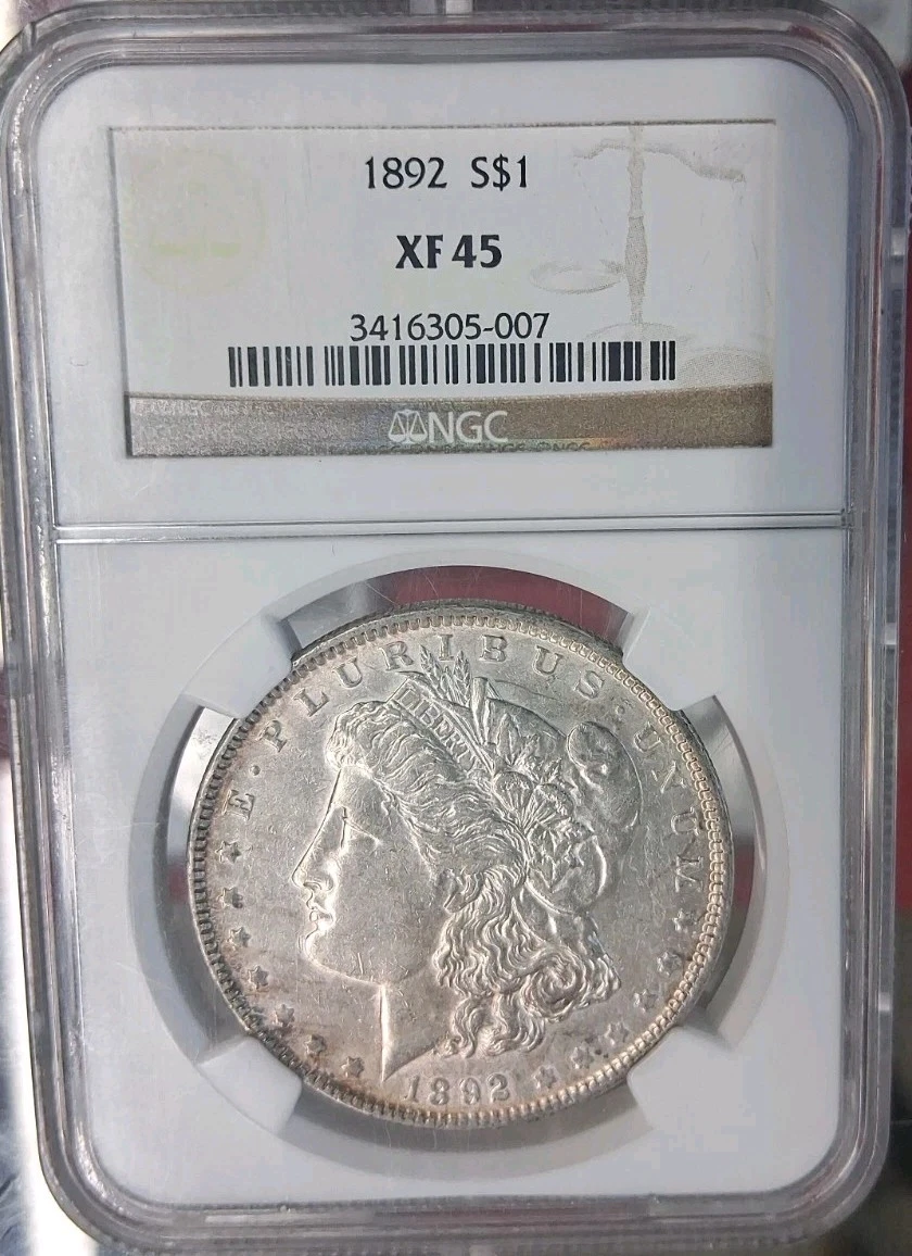 1892 Year Grade XF 45 US Morgan US Dollars (1878-1921) for sale | eBay