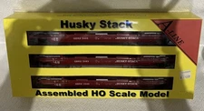 A-LINE-INTERMODAL-HUSKY STACK CONTAINER CAR- BN 3 UNIT SET -ITEM #47207-04