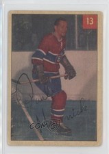 1954-55 Parkhurst Paul Masnick (Text Back) #13 5c8