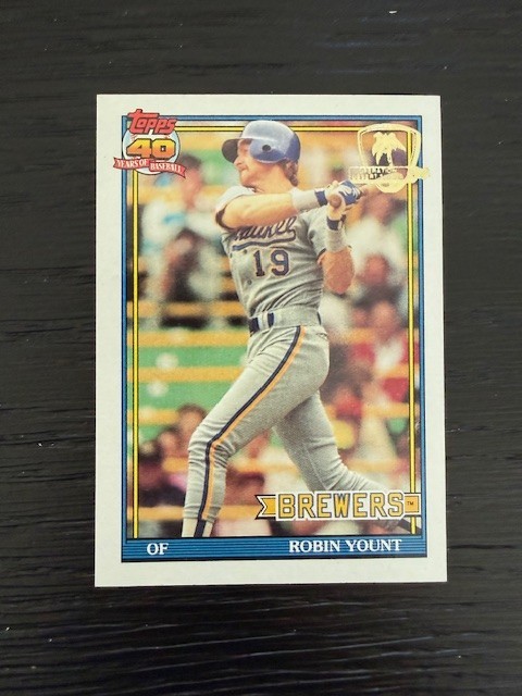 1991 Topps Desert Shield #575 Brewers Robin Yount MT