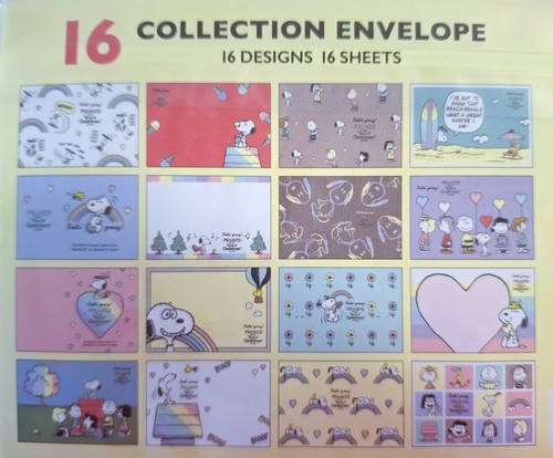 Snoopy Woodstock Peanuts / 16 sobres sobres / Japón NUEVO EMBALAJE ORIGINAL - Imagen 15 de 24