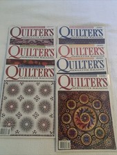 Quilter's Newsletter Magazine Lot Of 7 Like New Condition