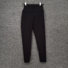 Alo Leggings Womens XS Black High Waisted Athletic Workout Gym Yoga Pull On