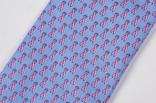 Vineyard Vines Komen Pink Tie Ball Silk Tie NEW Pink Ribbon Breast Cancer Aware - Picture 5 of 7