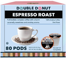 Espresso Coffee Pods 80 Pack Dark Espresso Roast Coffee, Single-Serve Pods for