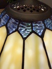 Tiffany Style Lamp Shade 16 Wide 9 Inches Tall Stained Glass Shade