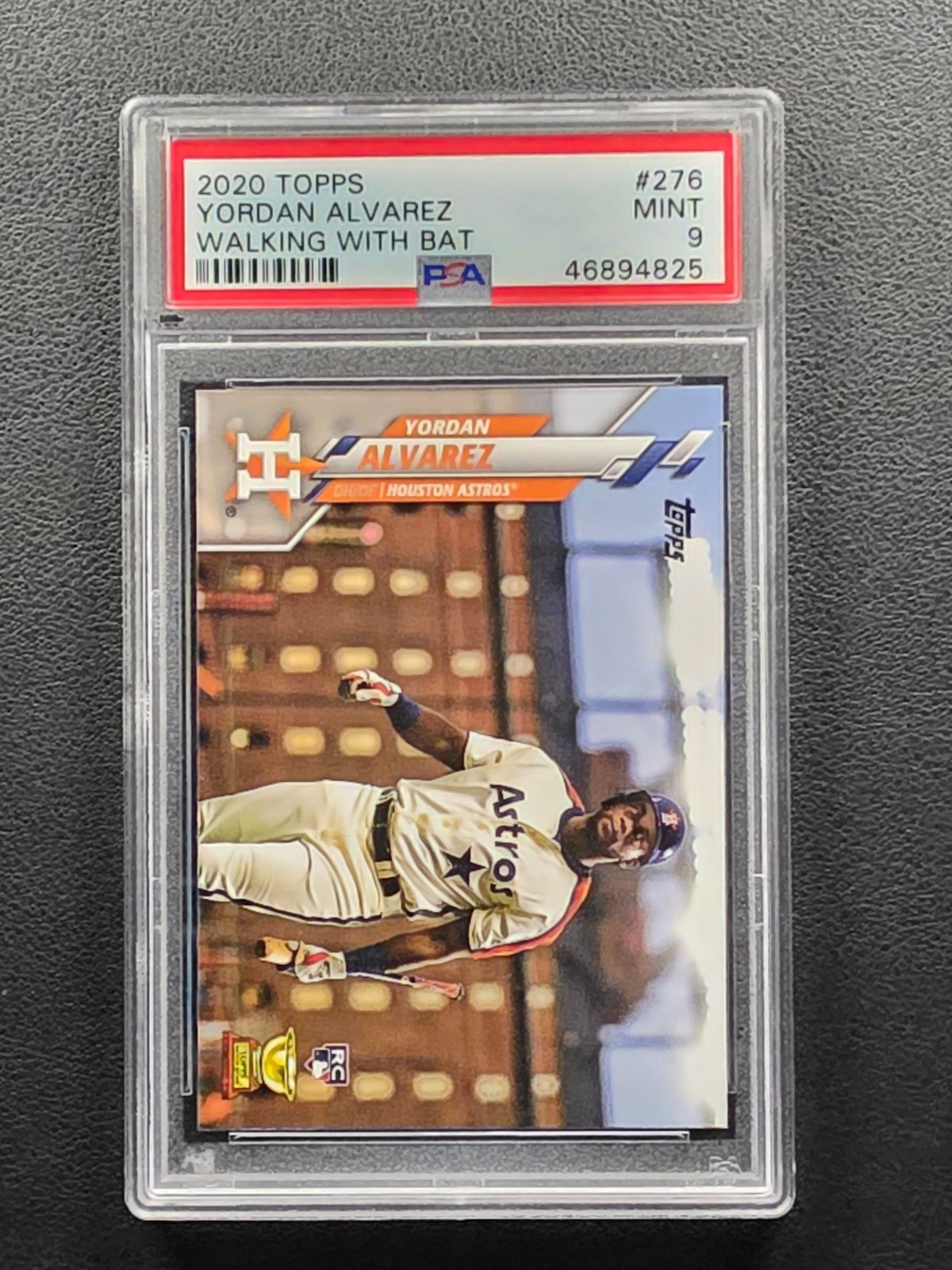 2020 Topps - SP Photo Variation Yordan Alvarez #276 White Jersey (RC) PSA 9