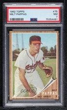 1962 Topps Milt Pappas #75 PSA 7 2jq