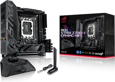 ASUS ROG Strix Z790-I Gaming WiFi mITX Sockel 1700 DDR5 2x M.2 TB4 Wi-Fi 6E 2.5G