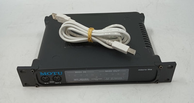 MOTU MicroLite 5x5 USB  MIDI Interface - Power Tested Only - AS-IS   EB-20270