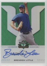2017 Leaf Valiant Draft Green 80/99 Brendon Little #BA-BL1 Auto 0g4