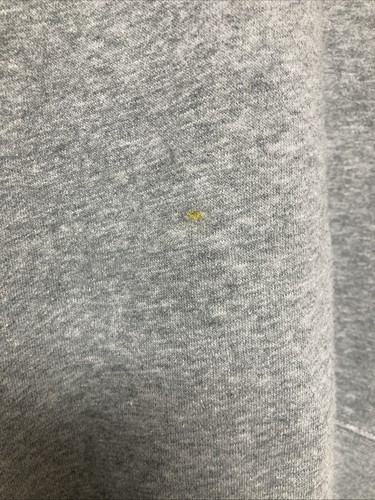 Felpa pullover Nike arancione ciotola ricamata stampa grigia media MORBIDA - Foto 7 di 8
