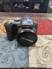 Olympus SP-550UZ 7.1MP Digital Camera Screen Not Working Peeling Grip No Charger