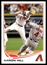 Aaron Hill 2013 Topps #302 Diamondbacks MLB READ FREE SHIPPING AutographDen