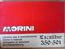 MOTO MORINI Excalibur 350-501 -  Istruzioni per l'uso e la manutenzione 
