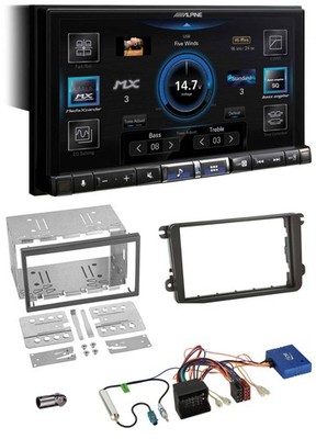 Alpine DAB 2DIN USB Bluetooth CAN-Bus Autoradio für VW T5 Caravelle Multivan ab