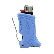 Toker Poker Mini Bic - Blue (no lighter Included)