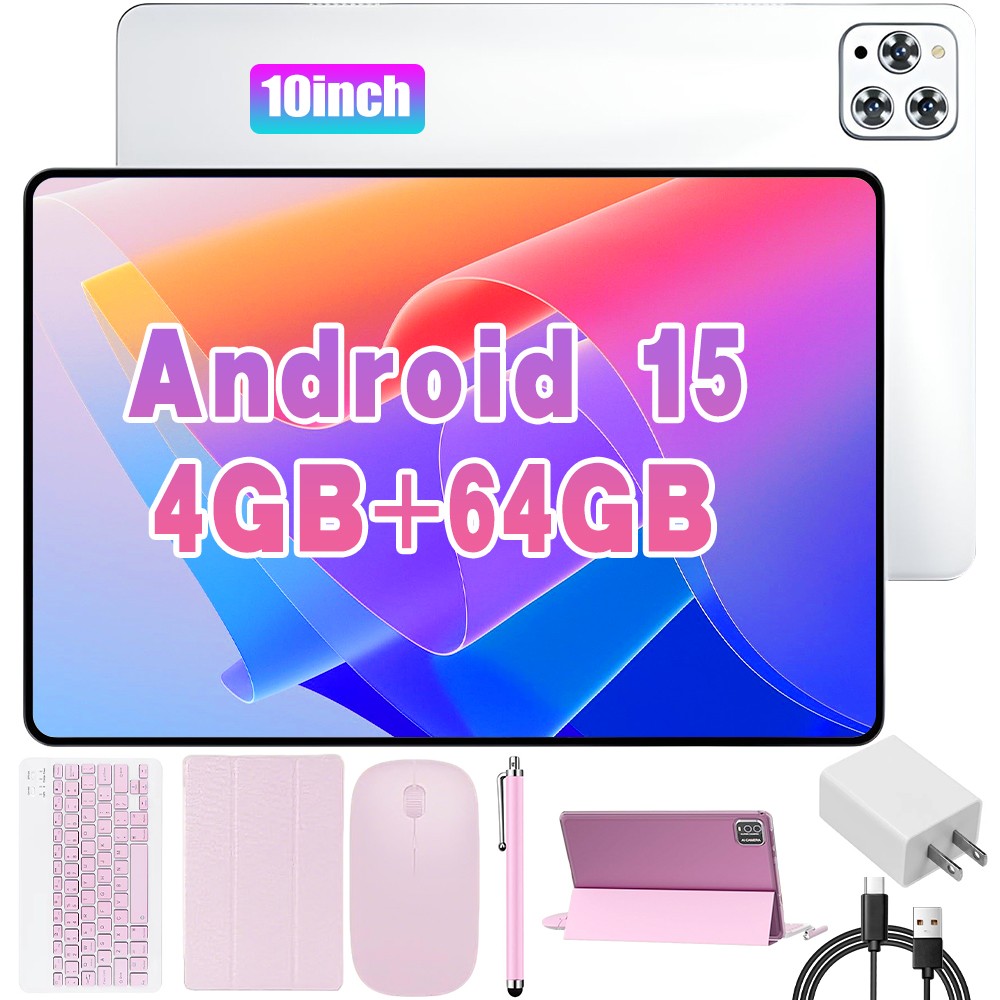 Tableta Android para niños de 10.1" con 64GB de ROM, WiFi, cámara dual y Bluetooth