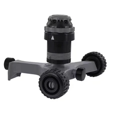 H2O-Six Rotating 6-Pattern Gear-Drive Sprinkler on Wheeled Base