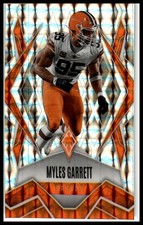 2025 Panini Phoenix #73 Myles Garrett Silver Pyramids Prizm