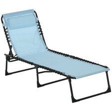 Eclining Lounge Chair Lounger Camping Fishing Chair Camping Chair