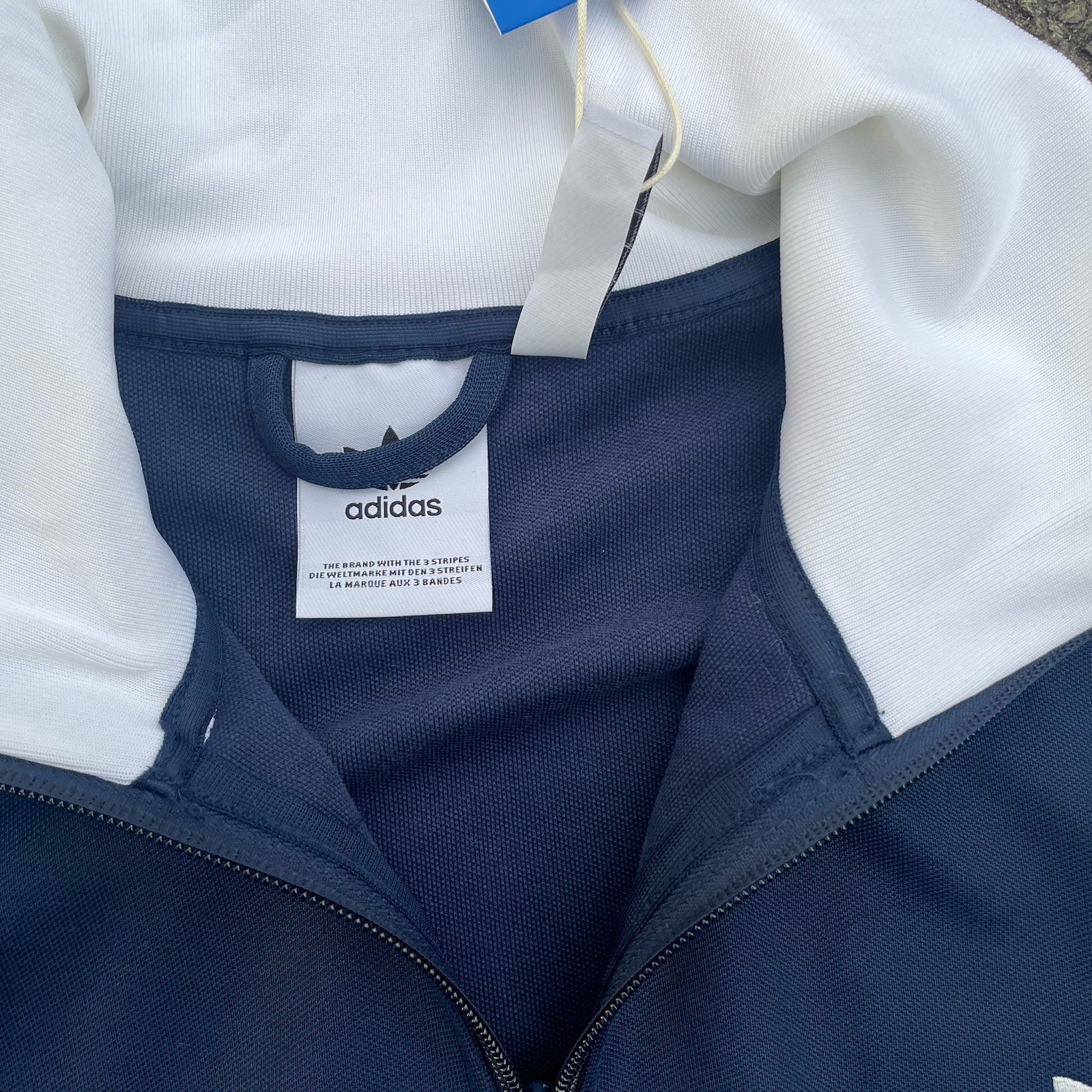 Adidas Adicolor Classics Beckenbauer Track Top Navy Blue Brand New With Tags 2XL image 6