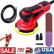 6 in Electric Random Orbital Sander Brushless Motor 350W,10000 RPM Woodworking