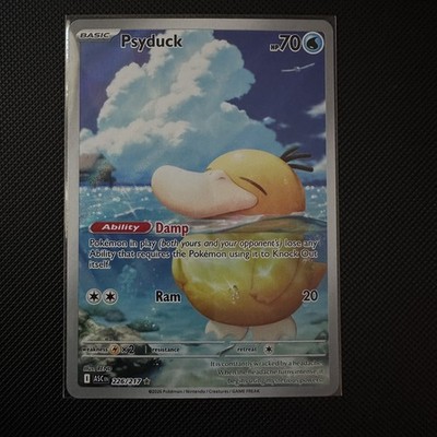 Psyduck 226/217 Illustration Rare Ascended Heroes Pokemon Holo - see feedback