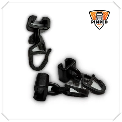 Black Curtains hooks for truck Scania R S-series NEXT GENERATION x50 - Image 1 of 4