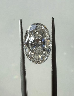 3 Carat Oval, Loose Stone, IGI Certified, Lab Grown Diamond, VS Clarity