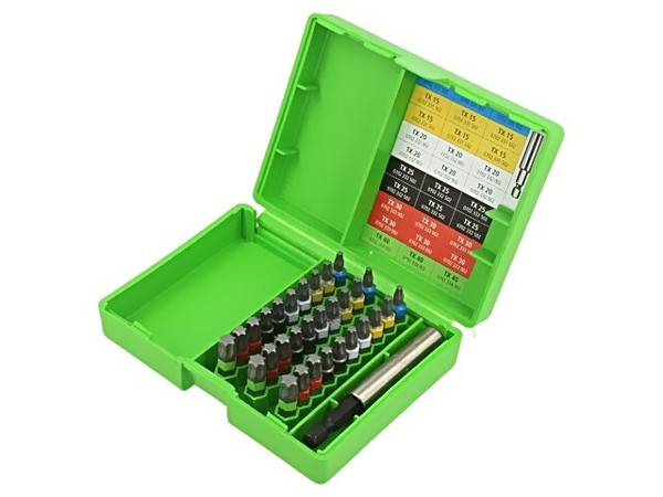 0702 930 083 Werkzeugset: Schraubendreher-Bits Torx® Sortiment: Adapter Reca-image