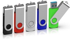5 Pack 16GB USB 3.0 Flash Drive Memory Stick Thumb Drives USB Drives with Led...