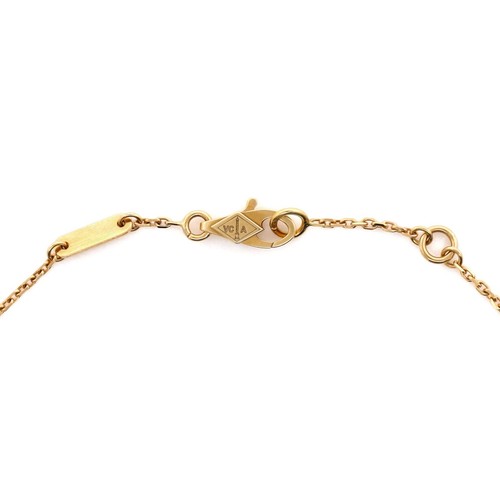 Van Cleef & Arpels Frivole Bracelet 18K Yellow Gold with Diamond Mini - Picture 3 of 4