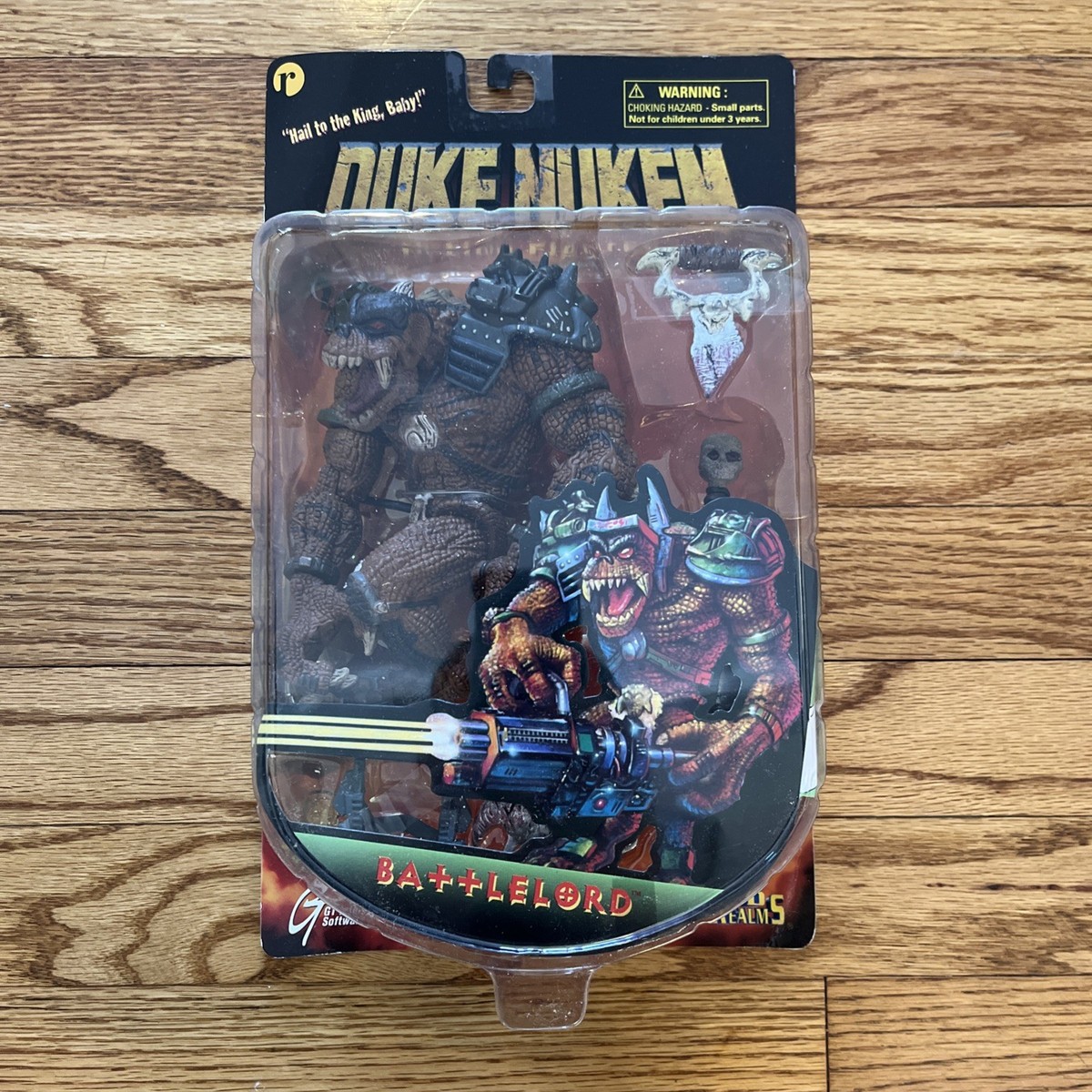 Duke Nukem Battlelord Figure Series 1 ReSaurus 3d Realms 1997 for