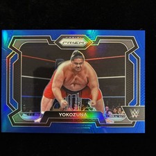 2024 Panini Prizm WWE Legends Yokozuna Blue Prizm /199 #61