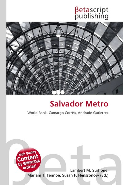 Lambert M. Surhone (U. A.) | Salvador Metro | Taschenbuch | Englisch (2026)-image