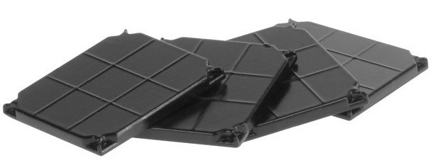 NZG 4 plaques stabilisatrices miniatures de grue 250t dim 28x28mm en metal