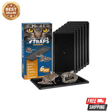 Mouse Glue Traps 6 Packs Large Glue Traps for Mice and Rats Indoor Sticky Traps