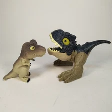 Jurassic World Dominion Uncaged Wild PopUps Allosaurus + Captivz Hatchling T-Rex