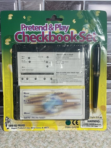 Regent Product Corp. Pretend & Play Scheckbuch-Set #G16793 NEU - Bild 2 von 7