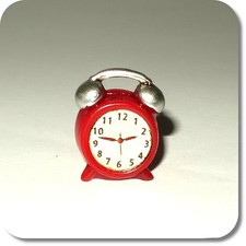 Miniatur Wecker, Glockenwecker, Uhr, Neu