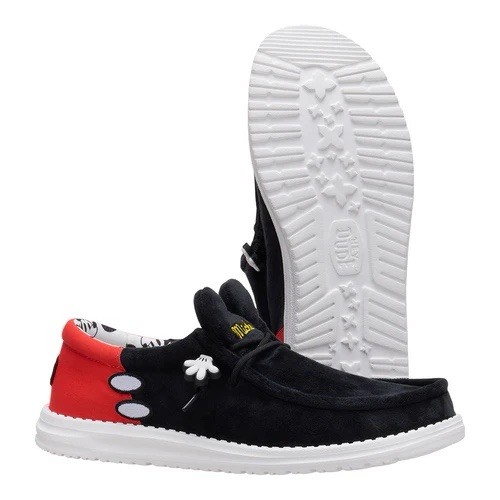 NWT Hey Dude Disney Mickey Mouse Wally Shoes Men display picture 1
