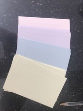 Card Toppers - 28 Sheets - Push Out Rectangles