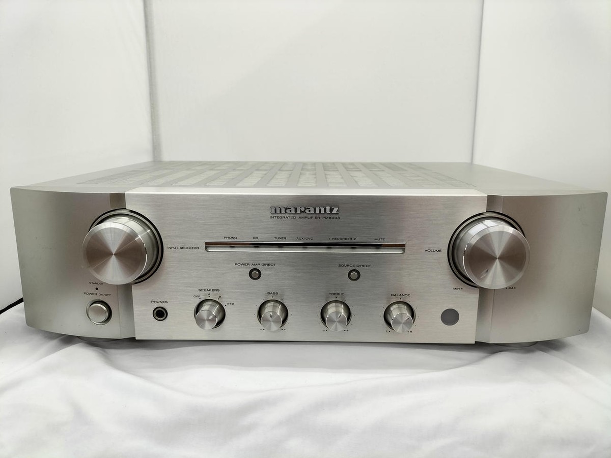 Marantz PM8003 プリメインアンプ シルバー マランツ　動作品 MARANTZ PM8003 Integrated Amplifier-Silver with Remote