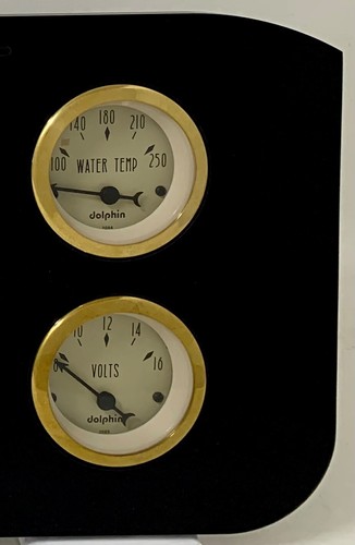 1955 1956 1957 1956 1959 GMC 6 Gauge Dash Panel Insert Cluster Set - Picture 5 of 9