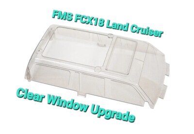 FMS FCX18 1:18 Toyota Land Cruiser LC80 CLEAR WINDOW SET