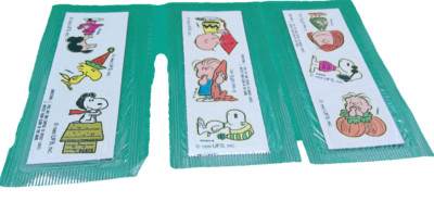 Peanuts stickers NOS sealed 1982 issued Peppermint Joe Cool Lucy Linus lot 3