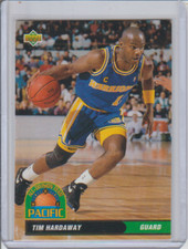 1992-93 Upper Deck All-Division Team Insert Tim Hardaway Golden State Warriors