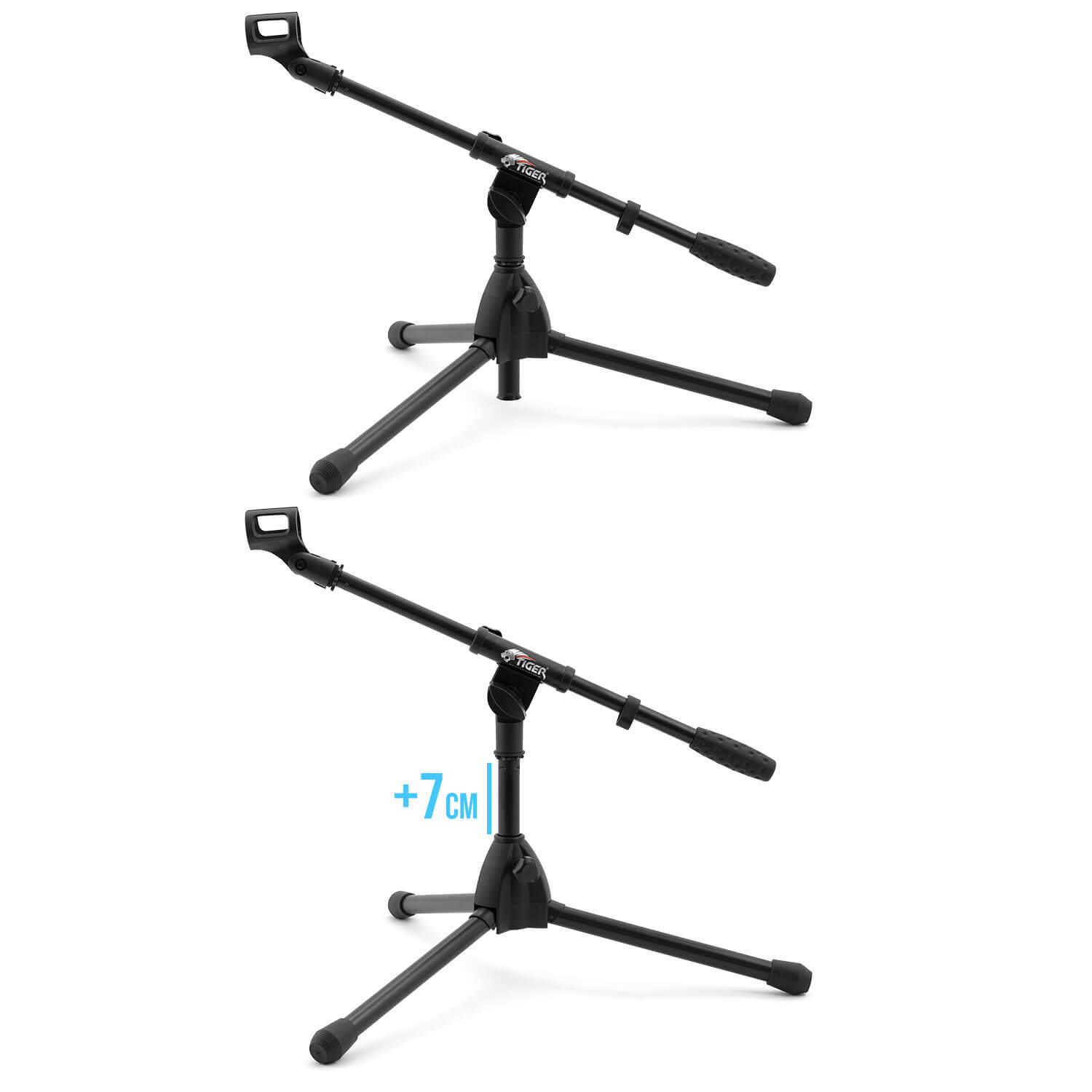 Tiger Low Level Floor, Desktop Microphone Stand, Bass Drum, Guitar Cab