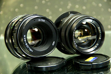 Mir-1B 2.8/37mm HELIOS 44M 2/58mm Set of 2 Soviet lens adapter Canon EF